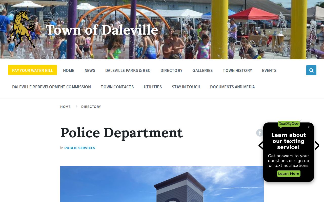 Daleville warrants Police Department address and contact