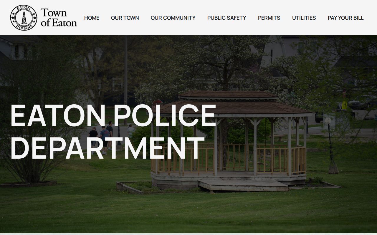 Eaton warrants Police Department contact and ordinance role