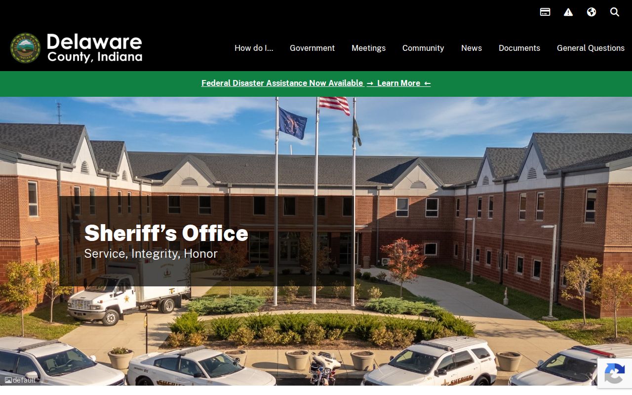 Delaware County Sheriff's Office contact and official service links